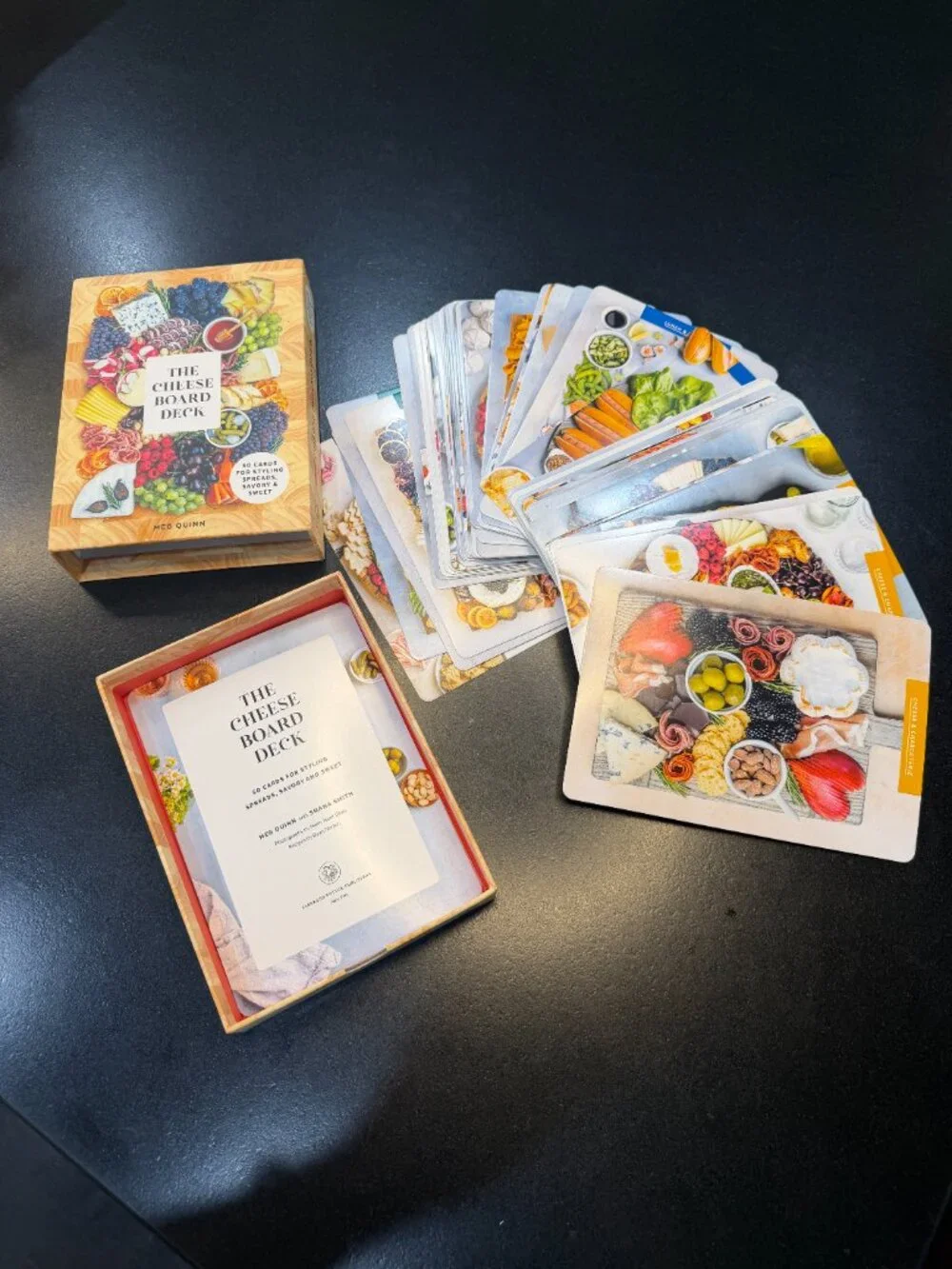 The Cheese Board Deck Cookbook Recipe Cards Set Charcuterie Esthetic